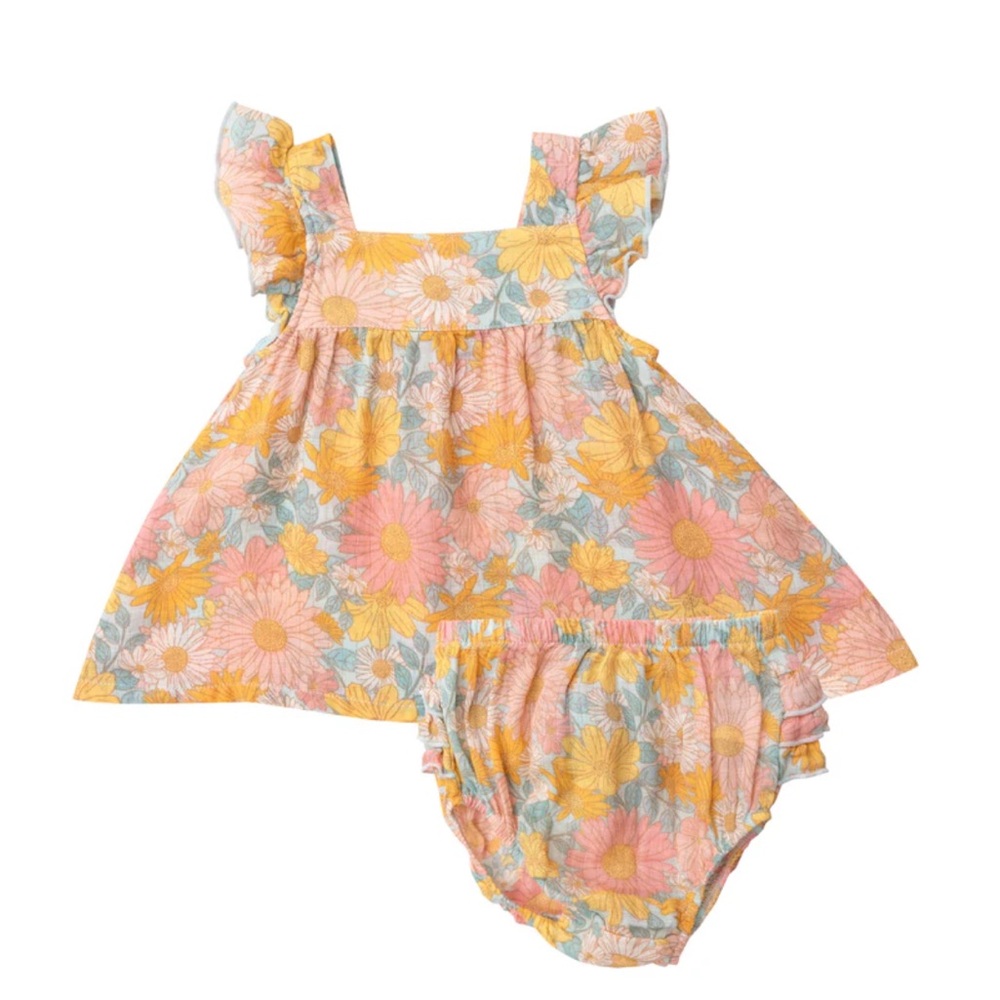 Angel Dear dress + bloomer
